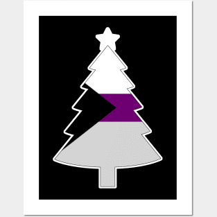 Christmas Tree LGBT Flag Demisexual Posters and Art